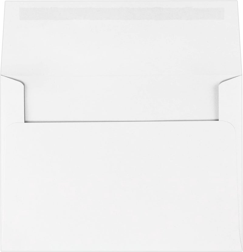 LUXPaper A7 Classic Crest Invitation Envelopes | 5 1/4" x 7 1/4" | Solar White | 70lb. Text | 50 Qty - Image 2
